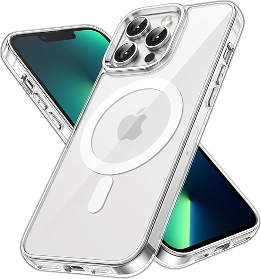 Clear Magnetic Case Compatible with MagSafe for iPhone 14, iPhone 14 Pro, iPhone 14 Pro Max, iPhone 14 Plus Clear Magnetic Case Compatible with MagSafe for iPhone 14, iPhone 14 Pro, iPhone 14 Pro Max, iPhone 14 Plus